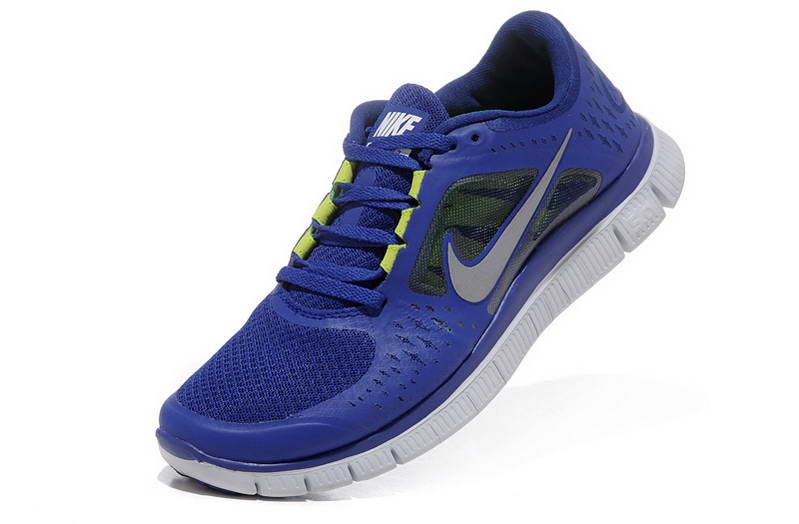 Nike Free run Womens Shoes 5.0  breathable Dark Blue Gray (4)